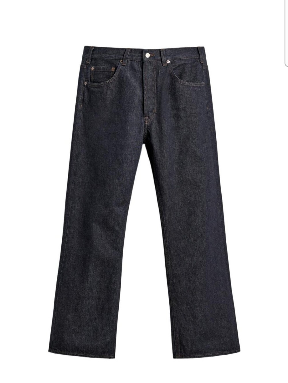 NWOT Aaron Levine X Zara Straight Fit Bootcut Jeans In Indigo